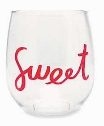 Sweet Kate Spade Stemless Wine Glass | The Savory Gourmet