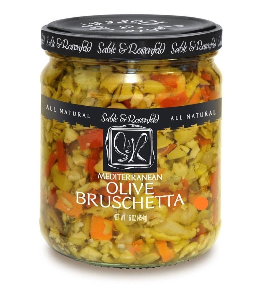 Mediterranean Olive Bruschetta, Jar Sable Rosenfeld The Savory